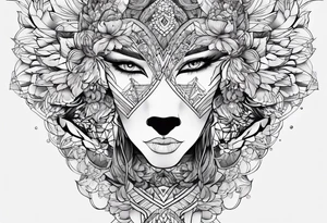 Line hand designs tattoo idea