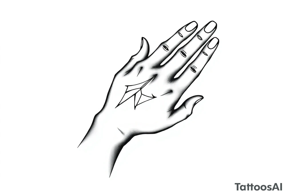 anime simple hand tattoo tattoo idea