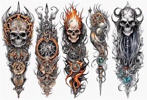 pagan full sleeve tattoo idea