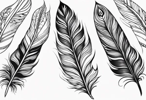 Feather Lightness tattoo idea