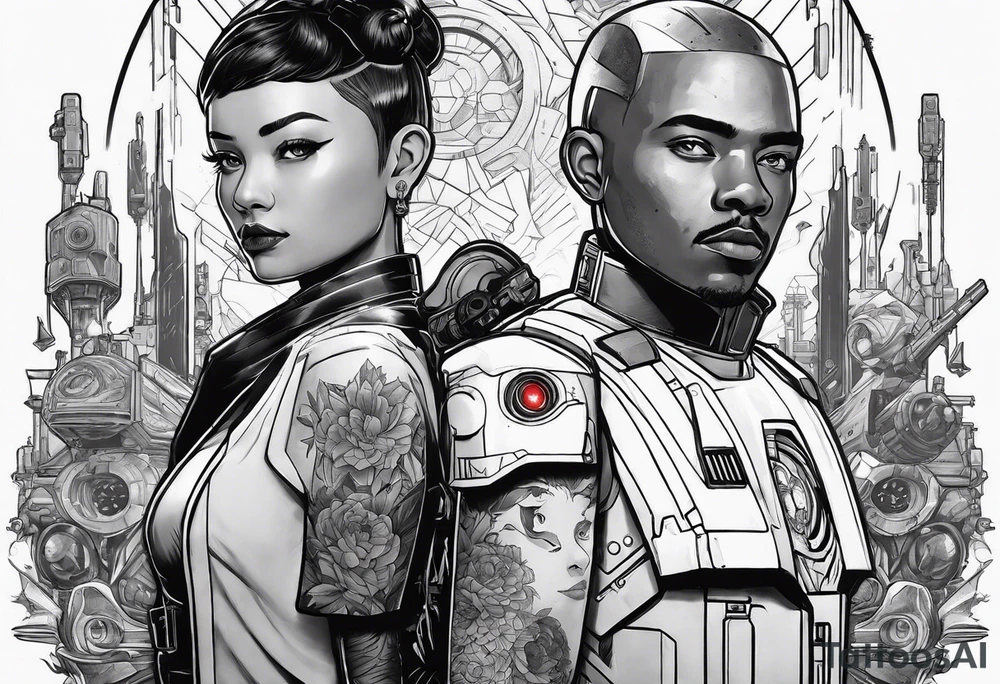 Love, Death & Robots, star wars tattoo idea