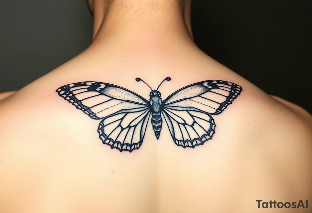 Butterfly autumn memorial 
  gf rip tattoo idea