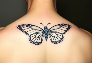 Butterfly autumn memorial 
  gf rip tattoo idea