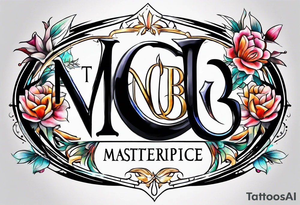 NCJB letters tattoo idea