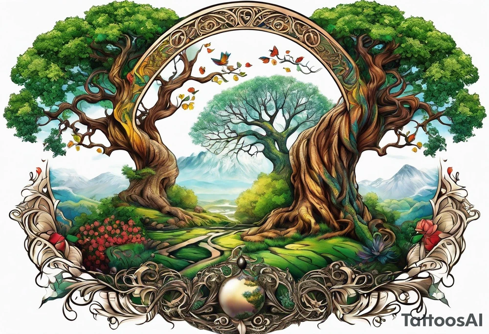 The tree of life, tattoo idea