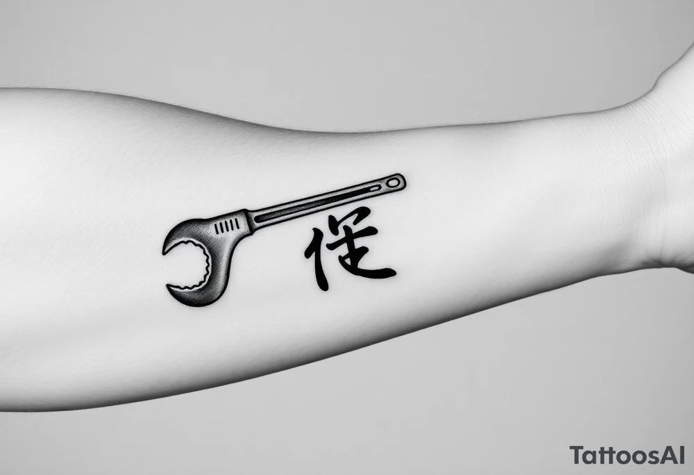 Heavy-Duty Straight Pipe tube Wrenches
 and kanji Kamiya tattoo idea