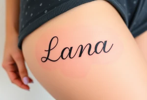 Lana tattoo idea
