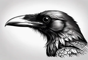raven tattoo idea