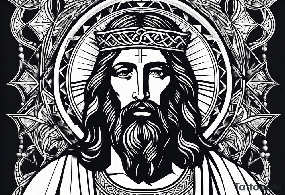 Jesus and bibical things tattoo idea