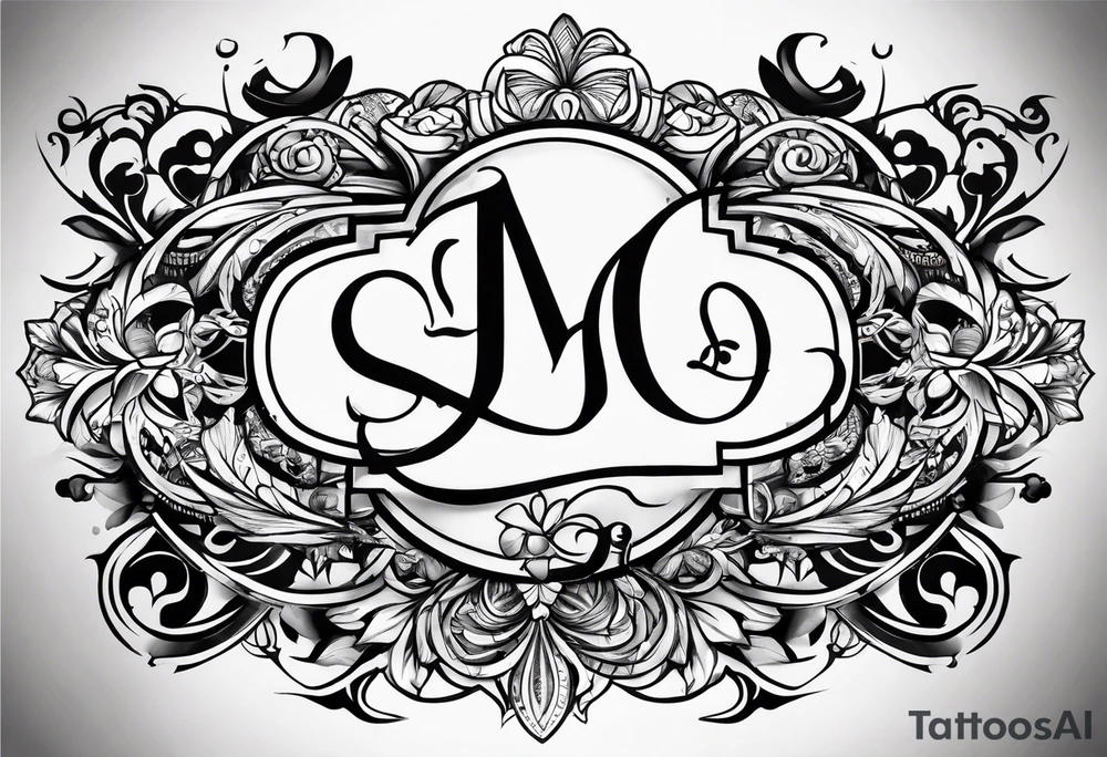 Initials written on my wrist s c h j tattoo idea
