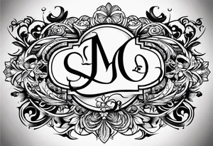 Initials written on my wrist s c h j tattoo idea