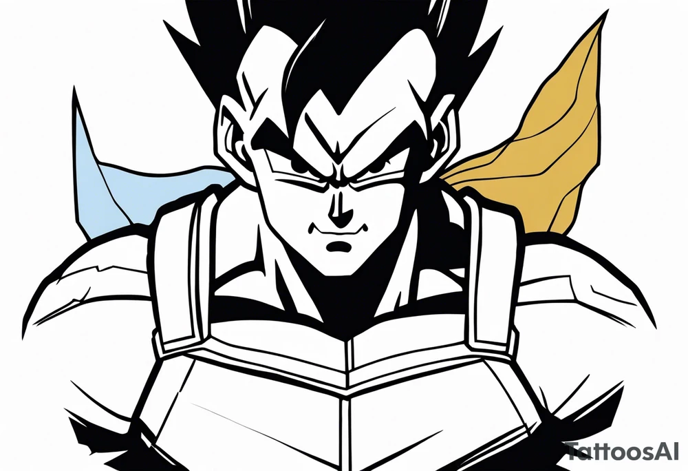 vegeta tattoo idea