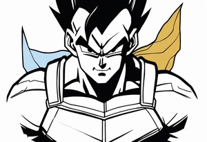 vegeta tattoo idea