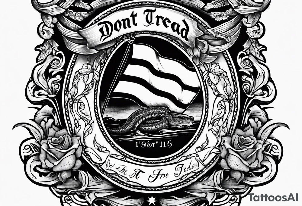 don't tread on me tattoo idea