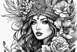 in the shadow of your heart tattoo idea
