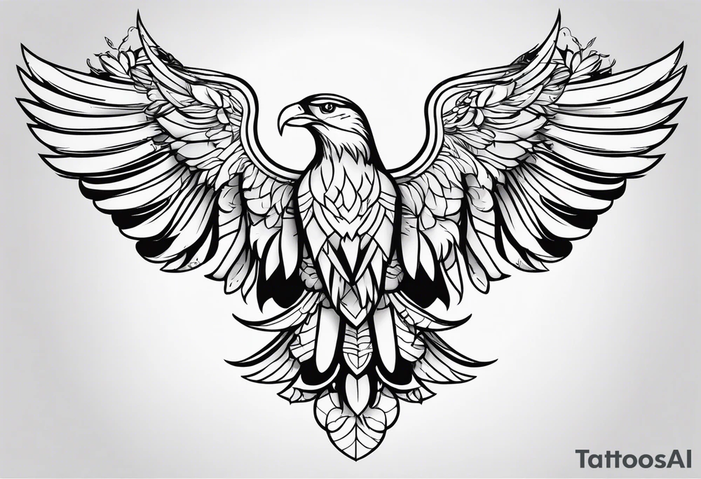 aguia brava tattoo idea