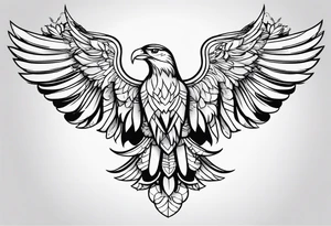 aguia brava tattoo idea