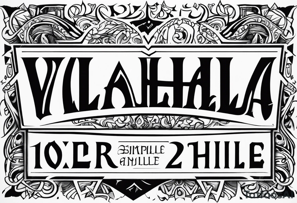 Valhalla tattoo idea