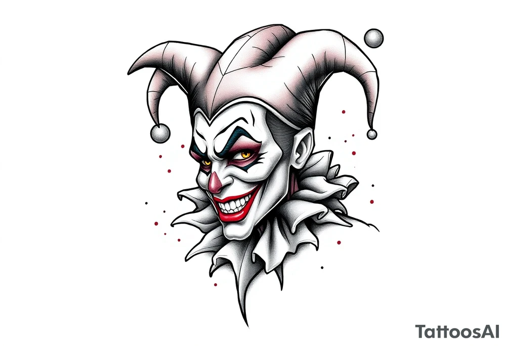 Jester tattoo idea