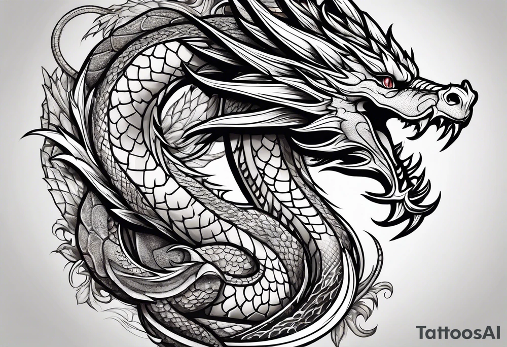 dragon tattoo idea