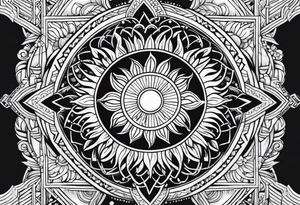 Filipino Sun tattoo idea