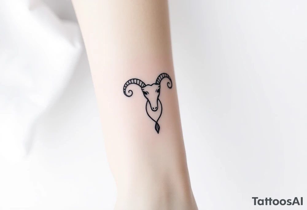 Aries tattoo tattoo idea