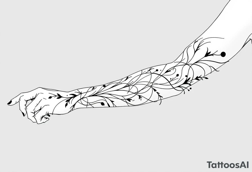 Размытые линии, мифология, tattoo idea
