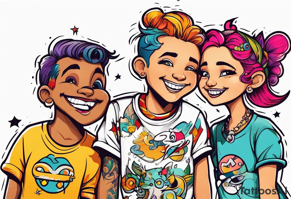 3 friends, tattoo idea