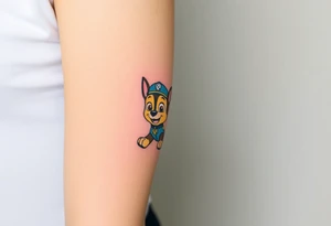 Marshall from paw patrol group tattoo idea