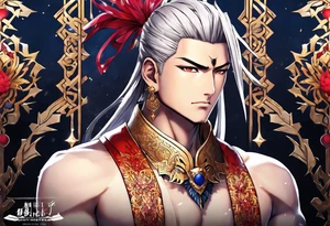 Gilgamesh from fate stay night tattoo idea