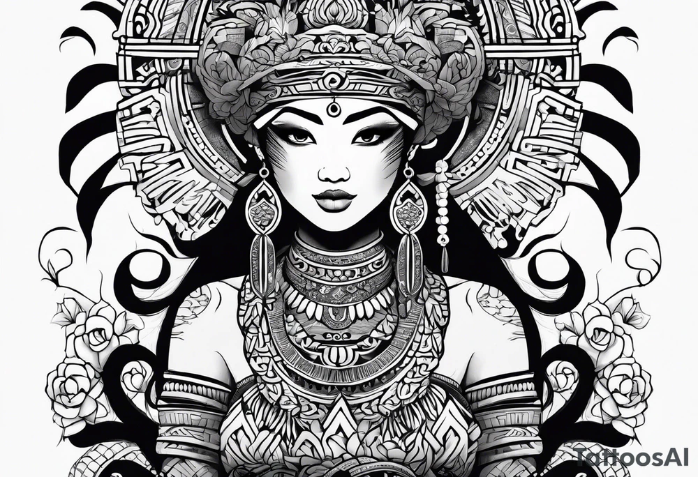 Vietnamese tribal tattoo tattoo idea