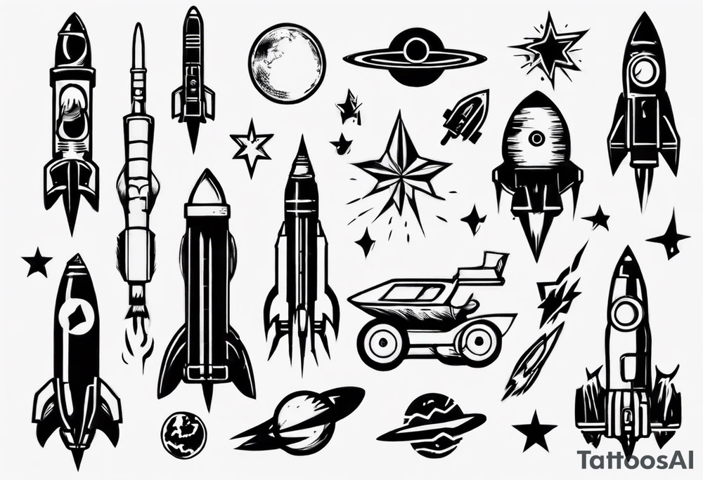 nigga with a rocket launcher tattoo idea