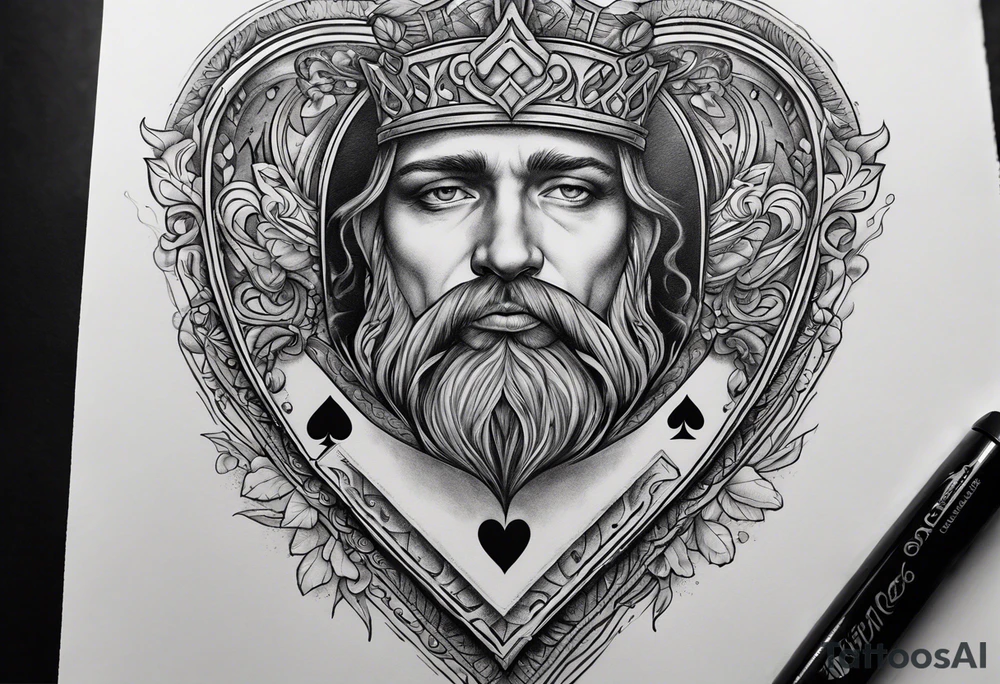 Jack of hearts tattoo idea