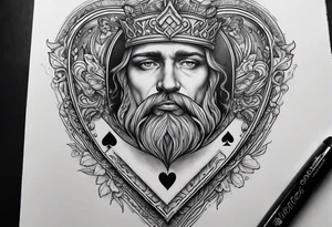 Jack of hearts tattoo idea