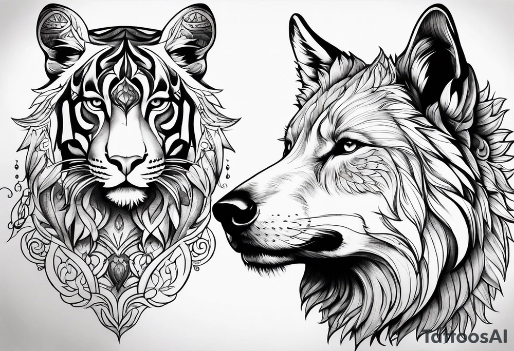What animal symbolizes healing tattoo idea