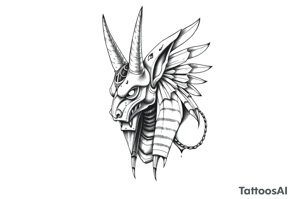 Anubis Egypt god tattoo idea