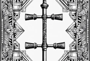 Pogo stick tattoo idea