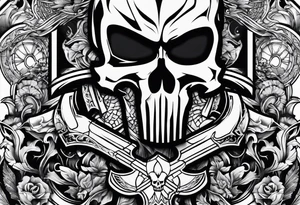 punisher tattoo idea