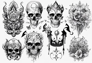 Sklettformel von Benzoesäure tattoo idea