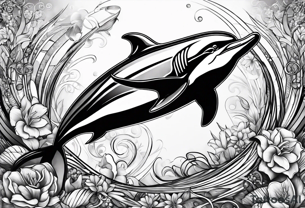 Miami dolphins tattoo idea