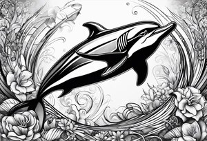 Miami dolphins tattoo idea
