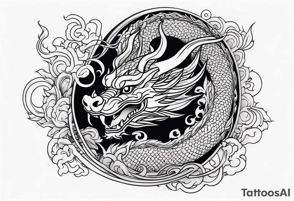 Chinese Dragon tattoo idea