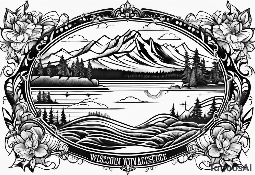 Traveling wisconsin tattoo idea