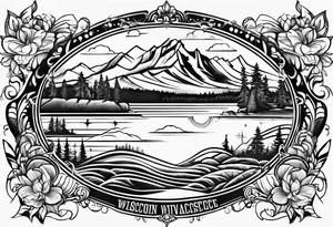 Traveling wisconsin tattoo idea