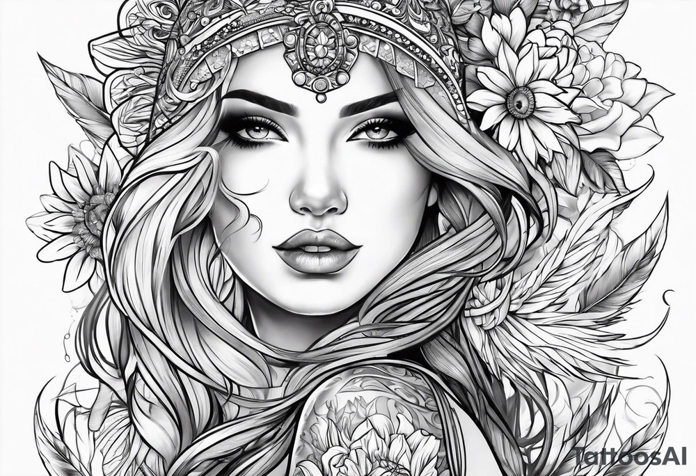 Cover me in sunshine tattoo idea
