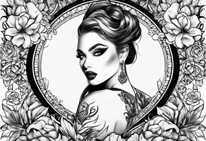 make me tattoo of makeup tattoo idea