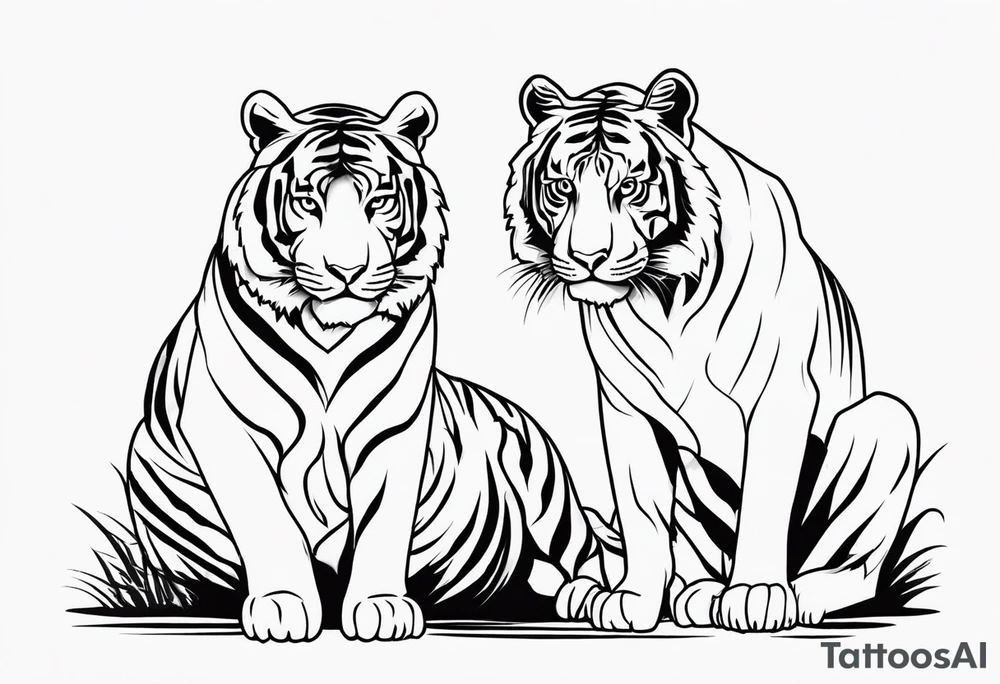 tigers tattoo idea