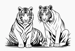 tigers tattoo idea