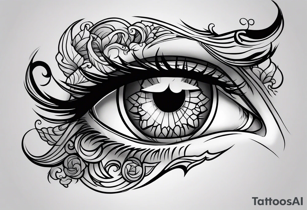 Byakugan eyes tattoo idea