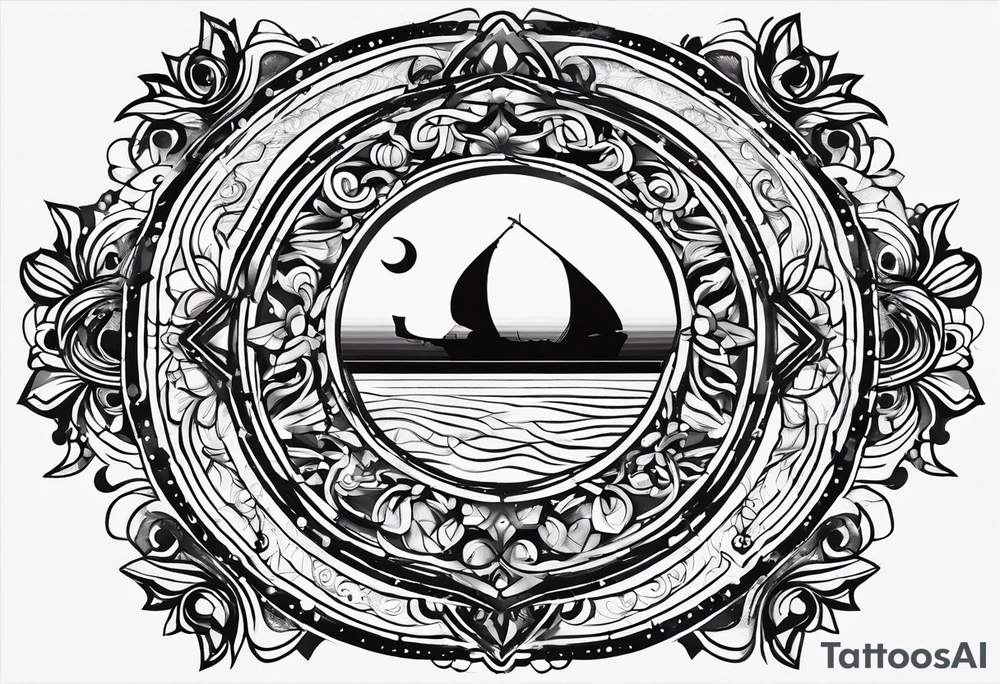 Segundo sol minimalista 
nando reis tattoo idea